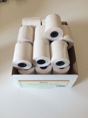 2 1/4&#034; x 85&#039; 1/2&#034; Core THERMAL CASH REGISTER POS RECEIPT PAPER Lot Of 21