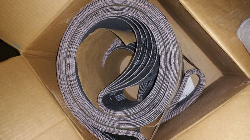 10 Norton 6&#034; X 132&#034; 24 Grit Ceramic Abrasive Alumina Belts R999B