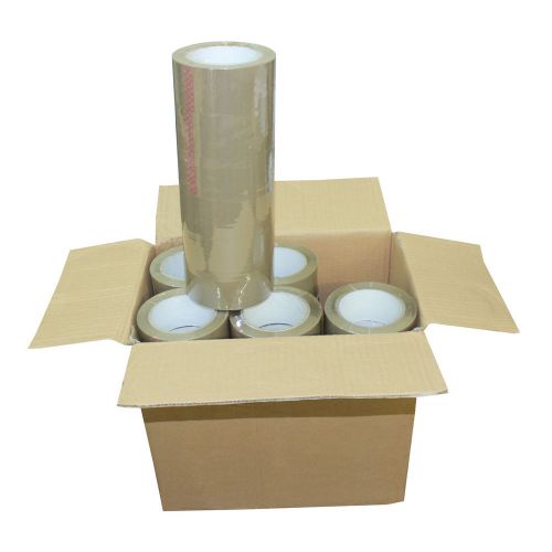 36 Rolls - 2&#034; x 110 Yards (330&#039; ft) Brown Packing Package Tape