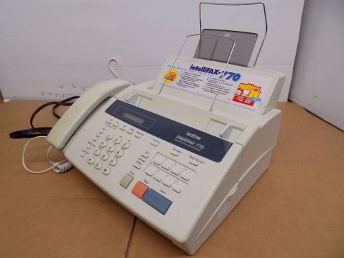 Brother Intellifax 770 Home Office Plain Paper Fax Machine w/1 Cartridge