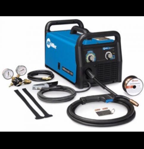 Miller millermatic 190 mig welder 240v with power source m-100 mig gun for sale