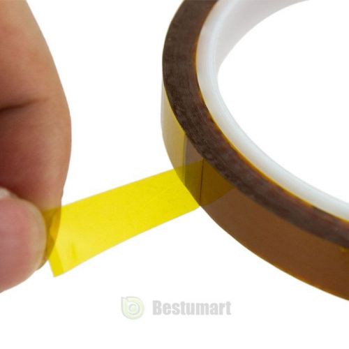 10mm 1.0cm X 33m 100ft Kapton Tape High Temperature Heat Resistant Polyimide