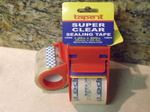 Small Roll 2 Inch x 67 Feet SUPER CLEAR SEALING TAPE