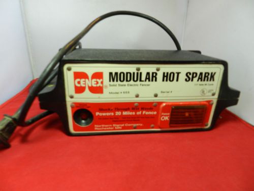 Cenex Modular Hot Spark Solid State Electric Fencer Model 666 20 Mile