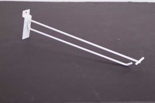 Slatwall scanning display hook 12&#034;, white for sale