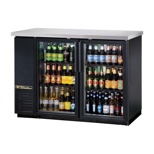 Back bar cooler two-section 24&#034; deep true refrigeration tbb-24-48g-ld (each) for sale