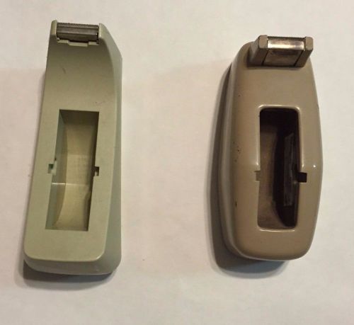 Lot of 2 - Scotch Desk Dispensers Models C-20 &amp; C-38 Use With Scotch Brand Tape