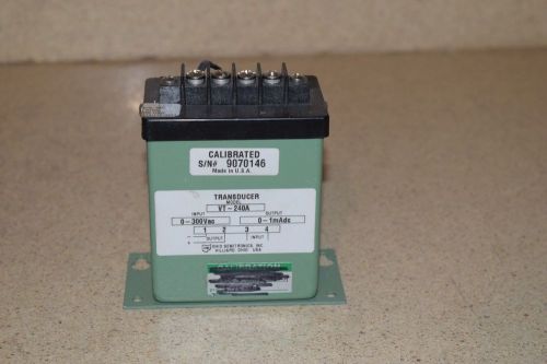 OHIO SEMITRONICS TRANSDUCER MODEL VT-240A 0-300 VAC (BB)