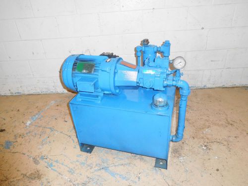 Denison PV6-2R1BF00 5HP  Hydraulic Power Unit 6 Gallon