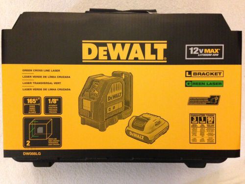 New 2015 DW088LG 12V 12 Volt Self Levelling Green Cross 2 Line Laser New in Box