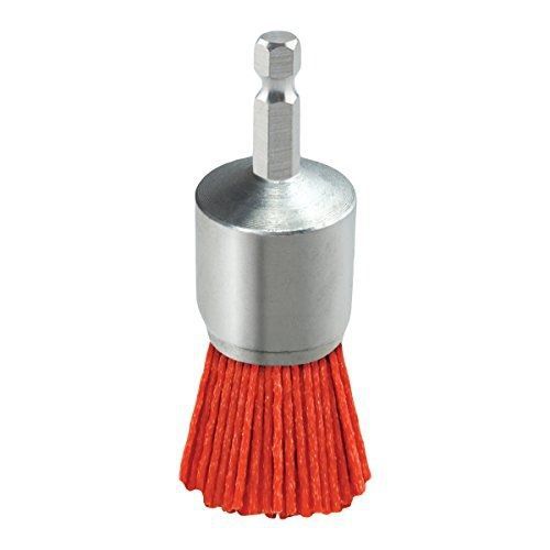 IVY Classic 39200 1-Inch x 1/4-Inch Hex Power Shank, Nylon Abrasive End Brush -