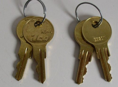 (4) Ilco N54G Precut ES201 Key for Dominion Lock, Fort Pre-Cut Lot of 4