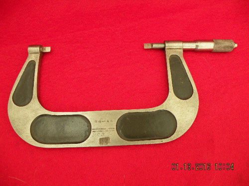 O.D.BLADE  MICROMETER &#034;BROWN &amp; SHARPE&#034; 3.5 TO 4.5&#034;