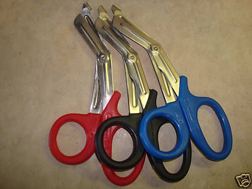 3 Nursing EMT Shears Scissors Bandage Paramedic EMS 7.25&#034;