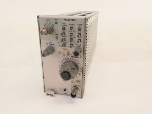 TEKTRONIX 7B80 Time Base PLUGIN for 7000 series OSCILLOSCOPES