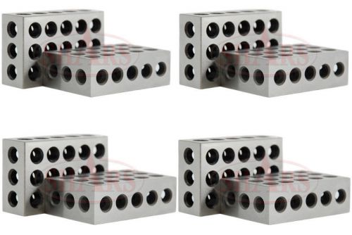 Shars 4 matched pairs precision 123 1-2-3 blocks block 23 holes .0002&#034; machinist for sale