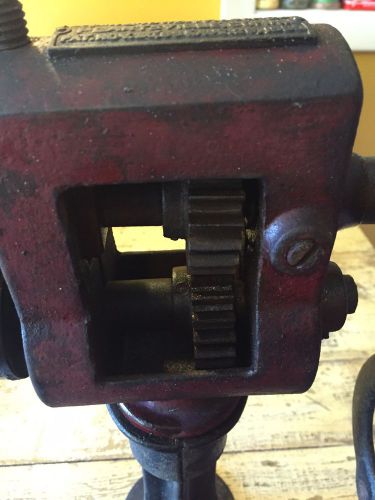 Antique Peck Stow Wilcox Metalworking Tool,Roller,Crimper,Bench Clamp,1890 WORKS