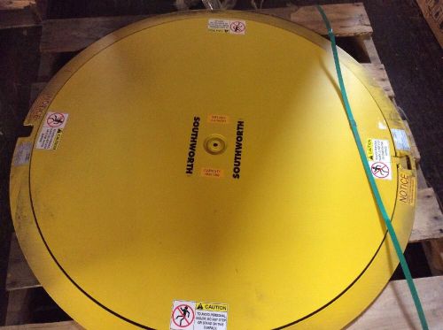 Southworth ppdt pallet disk turntable,4000 lb.,yellow , new, free ship $pa$ for sale