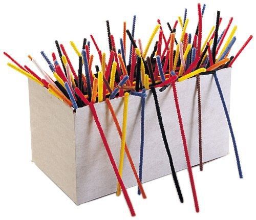 Chenille Kraft Chenille Regular Stems, 1000 Assorted Box