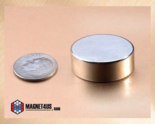 4 pc Super Strong Neodymium Rare earth tool Magnet Disc 7/8&#034; dia. x 1/2&#034; thick