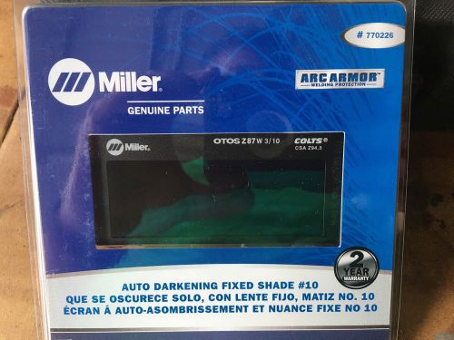 Miller 770226 Lens,Helmet Auto Darkening  2.000 X 4.250 Shade 10