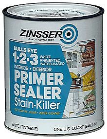 PRIMER,1-2-3 WHITE SEALER,5GL