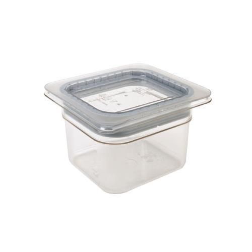 Cambro 60CWGL135 Griplid Food Pan Cover, 1/6 Size, Polycarbonate