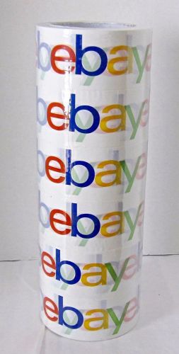 Six (6) Rolls eBay LOGO BOPP Shipping Tape 75 yards x 2&#034; via USPS Priority Mail