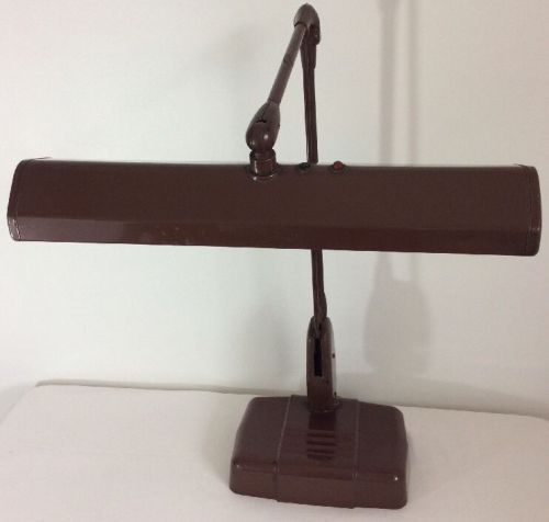 Vintage DAZOR P-2324 Floating Fixture Adjustable Industrial Drafting Desk Lamp