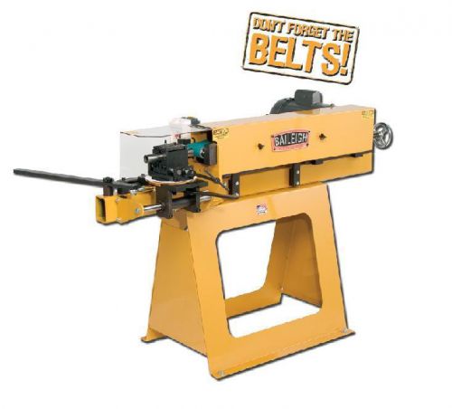 Baileigh tn-400 new notcher, 220v single phase 3 hp abrasive belt notcher for sale