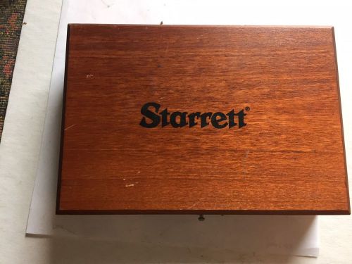 STARRETT~#384 STEEL PARALLELS~SET W/WOOD CASE~