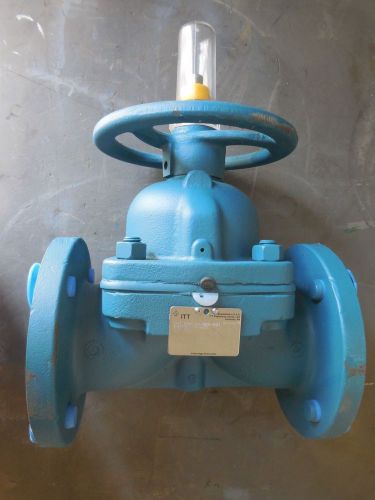 3&#034; ITT Dia-flo Diaflo TFE lined Diaphragm Valve