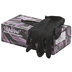 Crl medium black nitrile gloves for sale