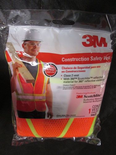 3M SCOTCHLITE REFLECTIVE CONSTRUCTION SAFETY VEST CLASS 2  Free Shipping