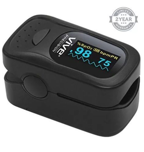 Vive Precision Pulse Oximeter - Pulse Rate Measuring Heart Rate Monitor