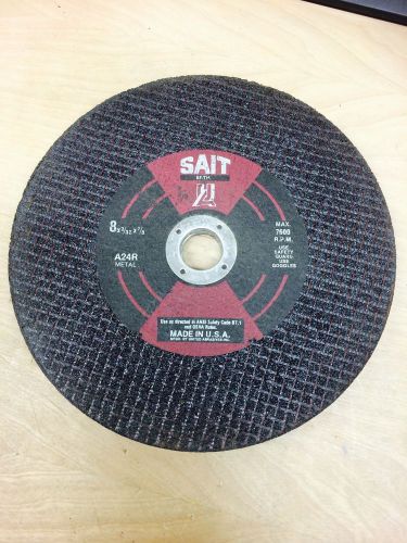 8&#034; x 3/32&#034; CUT-OFF WHEEL 7/8 ARBOR A24R METAL SAIT UNITED ABRASIVES   (NN0004-4)