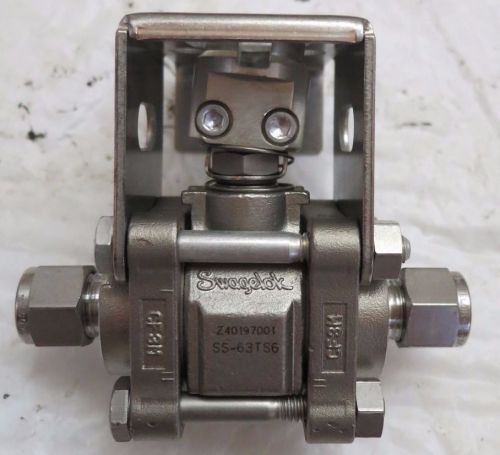 SWAGELOK SS-63TS6 Ball Valve, Reinforced PTFE Seats, 3/8 in. (NO VALVE)