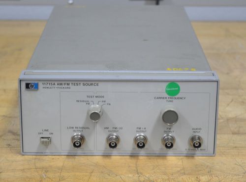 Hp agilent 11715a am/fm test source for 8901a/b/8902a calibration good for sale