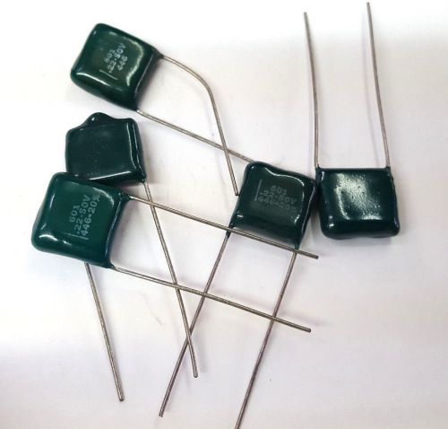 (10 pieces) .22uf 50v Poly Film Capacitor -  Radial Lead     (Lot of 10)
