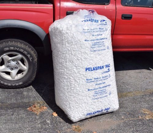 Packing peanuts shipping void fill loose fill 150 gallons 20 cubic feet white for sale