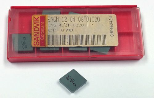 CNG 432T-0320 CC670 SANDVIK COROMANT (8 INSERTS) CNGN 12 04 08T01020