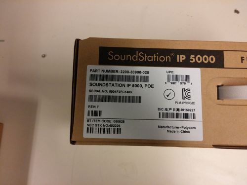 Polycom SoundStation IP 5000, VoIP Conference Speaker Phone