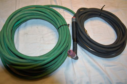 Weldcraft Tig Rig  25 Ft Power Hose, Torch, Adapter &amp;Techniweld 50 Ft Argon Hose