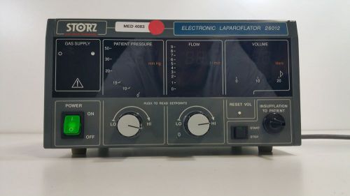 Storz 26012C Electronic Laparoflator Insufflator with Yoke Hose and Storz 495 Q