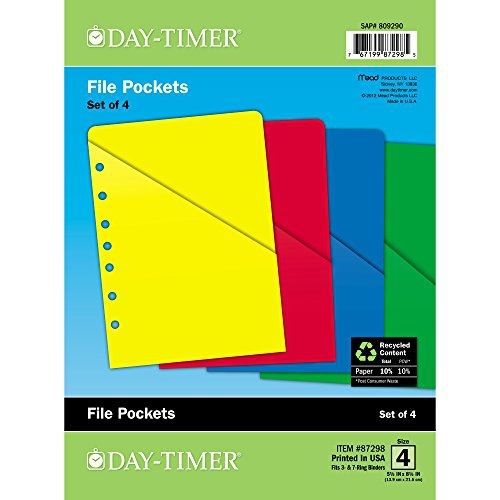 Day-timer colorlife loose-leaf slash pockets, desk size, 5.5  x 8.5 inches, for sale