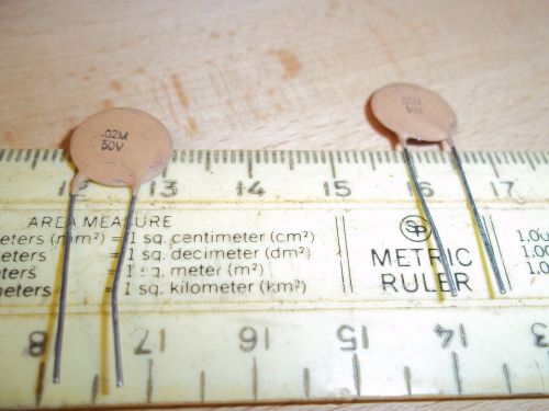 Ceramic Capacitor 0.02 uf +/-20% 50 volt Y5P       5000 PIECES