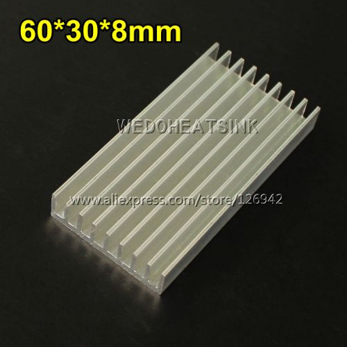 10pcs 60x30x8mm aluminum heatsink radiator cooler for asic board for sale