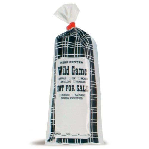 Ultrasource wild game meat chub bag nfs 1 lb 4.25&#034; w x 10&#034; l pack of 1000 for sale