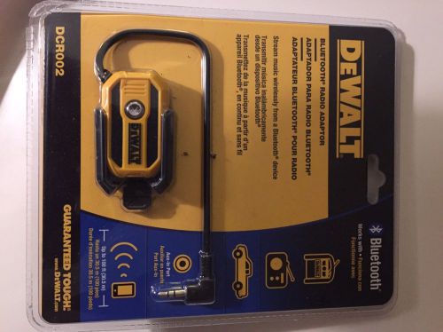 DEWALT DCR002 BLUETOOTH RADIO ADAPTER