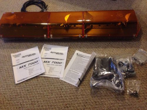 New code 3 pse mx7000 47&#034;  light bar amber for sale